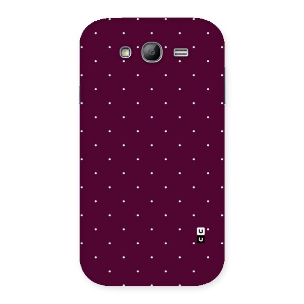 Purple Polka Back Case for Galaxy Grand Neo Plus