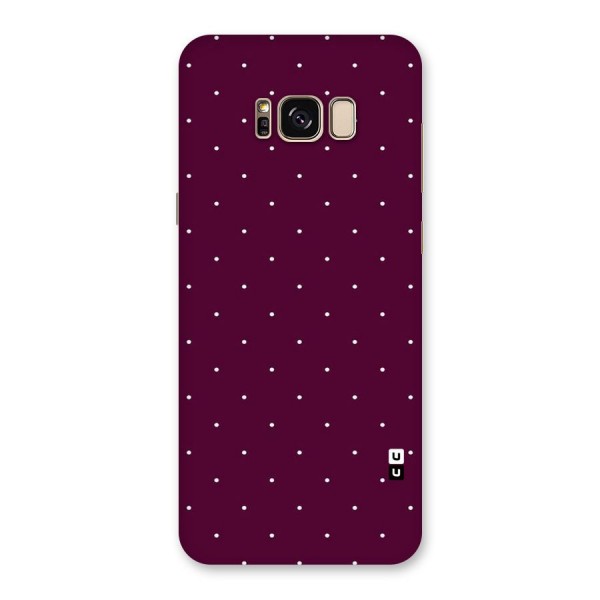 Purple Polka Back Case for Galaxy S8 Plus