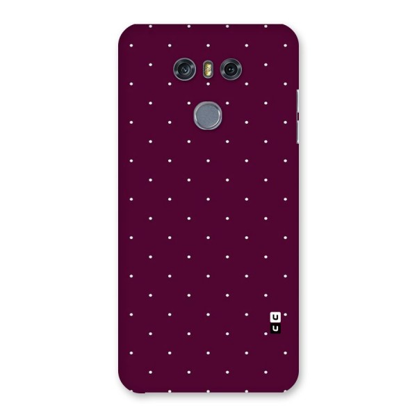 Purple Polka Back Case for LG G6