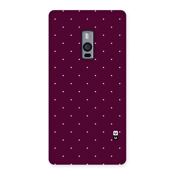 Purple Polka Back Case for OnePlus Two