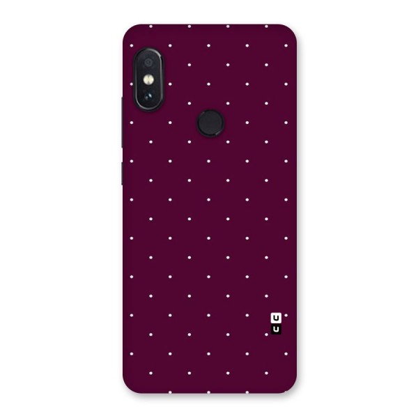 Purple Polka Back Case for Redmi Note 5 Pro