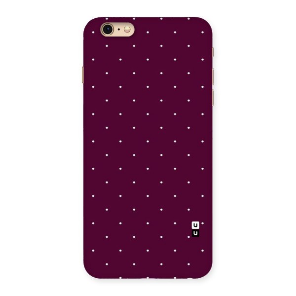 Purple Polka Back Case for iPhone 6 Plus 6S Plus