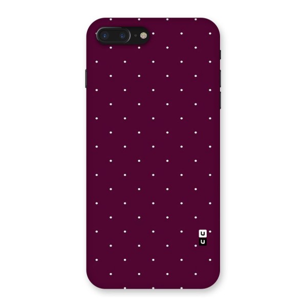 Purple Polka Back Case for iPhone 7 Plus