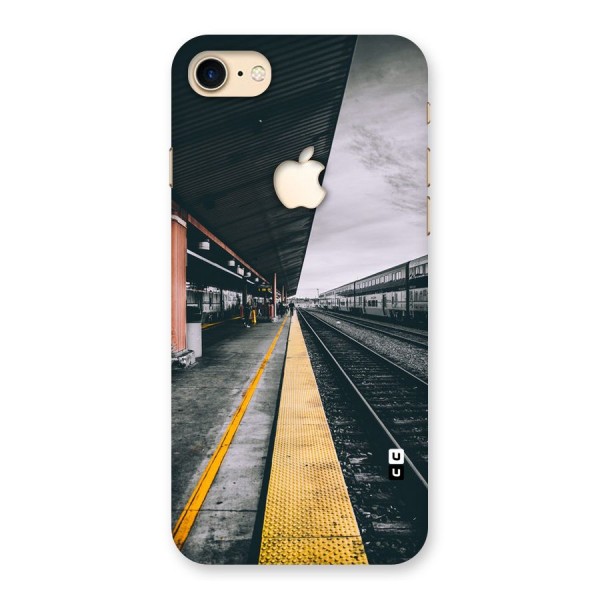 Railway Track Back Case for iPhone 7 Apple Cut