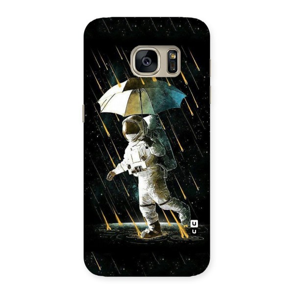 Rain Spaceman Back Case for Galaxy S7