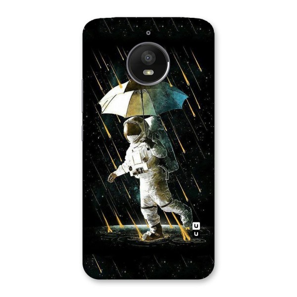 Rain Spaceman Back Case for Moto E4 Plus