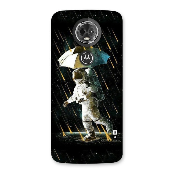 Rain Spaceman Back Case for Moto E5 Plus