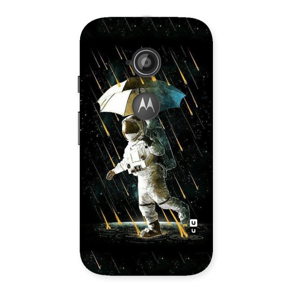 Rain Spaceman Back Case for Moto E 2nd Gen