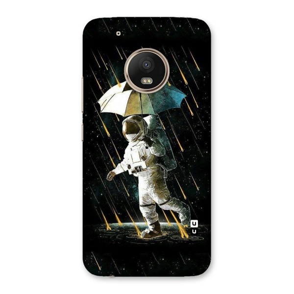 Rain Spaceman Back Case for Moto G5 Plus