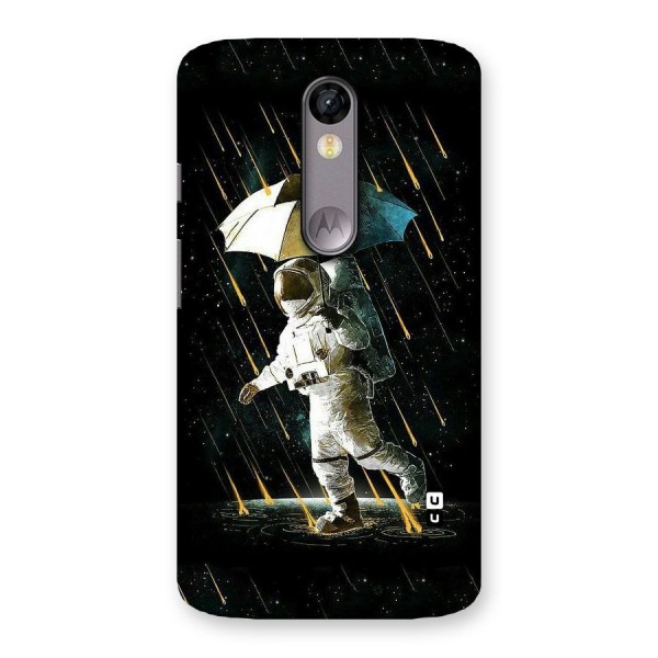 Rain Spaceman Back Case for Moto X Force