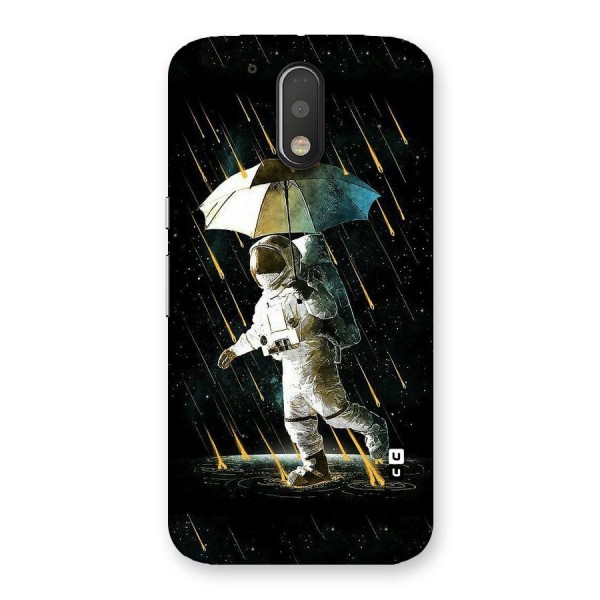 Rain Spaceman Back Case for Motorola Moto G4