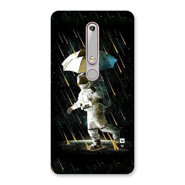 Rain Spaceman Back Case for Nokia 6.1