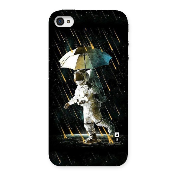 Rain Spaceman Back Case for iPhone 4 4s