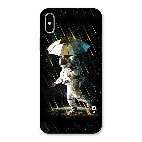 Rain Spaceman Back Case for iPhone X
