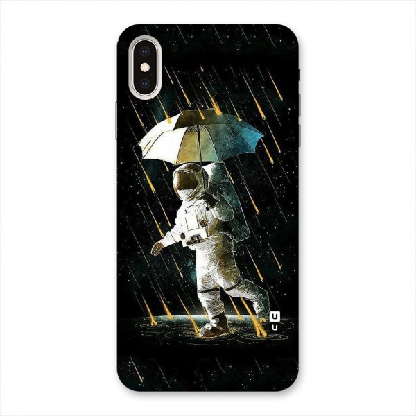 Rain Spaceman Back Case for iPhone XS Max