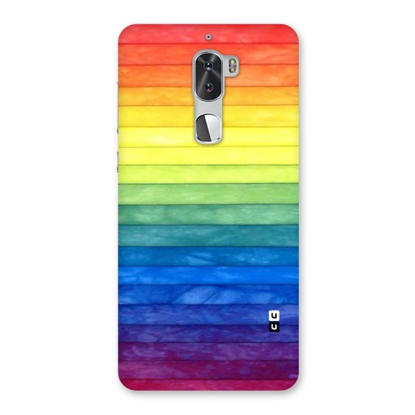 Rainbow Colors Stripes Back Case for Coolpad Cool 1