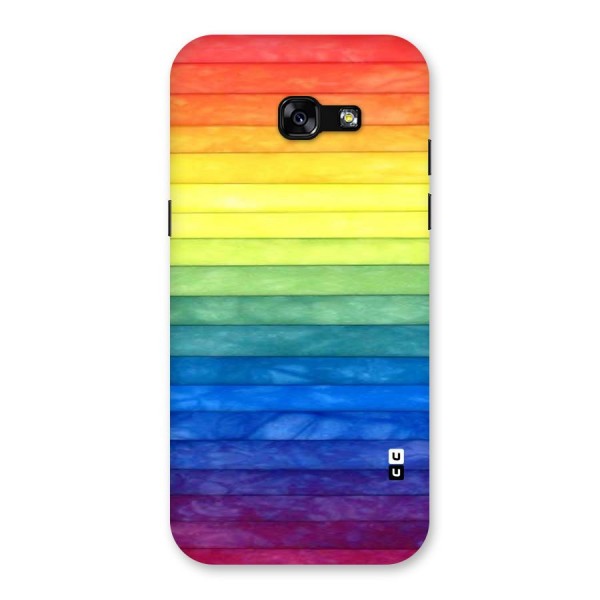 Rainbow Colors Stripes Back Case for Galaxy A5 2017