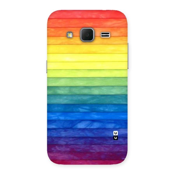 Rainbow Colors Stripes Back Case for Galaxy Core Prime