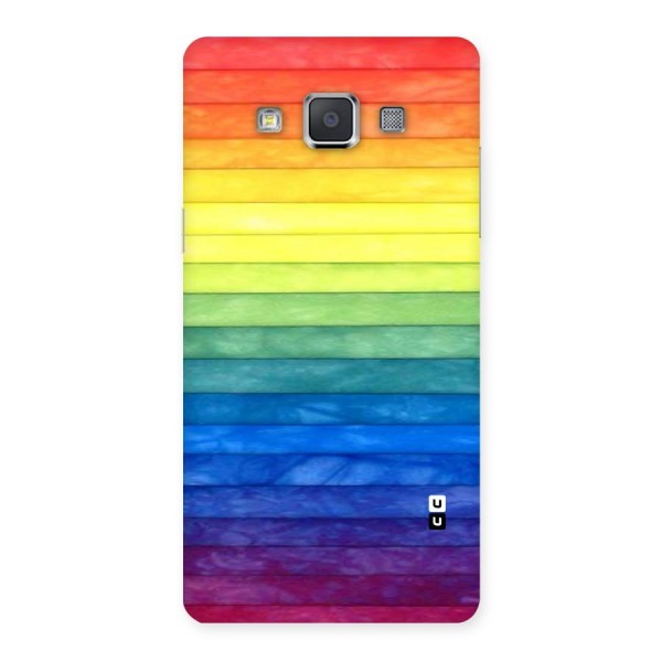 Rainbow Colors Stripes Back Case for Galaxy Grand 3