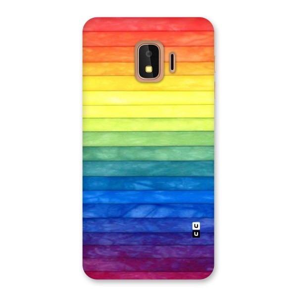 Rainbow Colors Stripes Back Case for Galaxy J2 Core