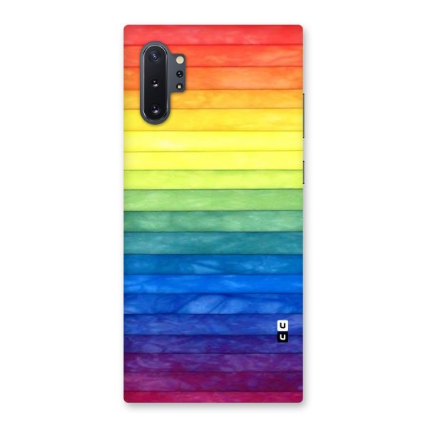 Rainbow Colors Stripes Back Case for Galaxy Note 10 Plus