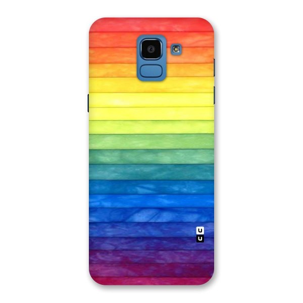 Rainbow Colors Stripes Back Case for Galaxy On6