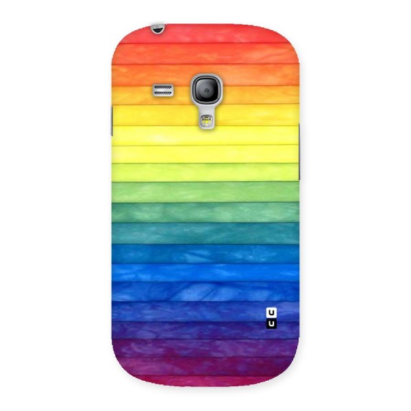 Rainbow Colors Stripes Back Case for Galaxy S3 Mini