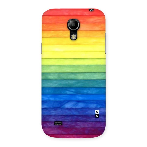 Rainbow Colors Stripes Back Case for Galaxy S4 Mini