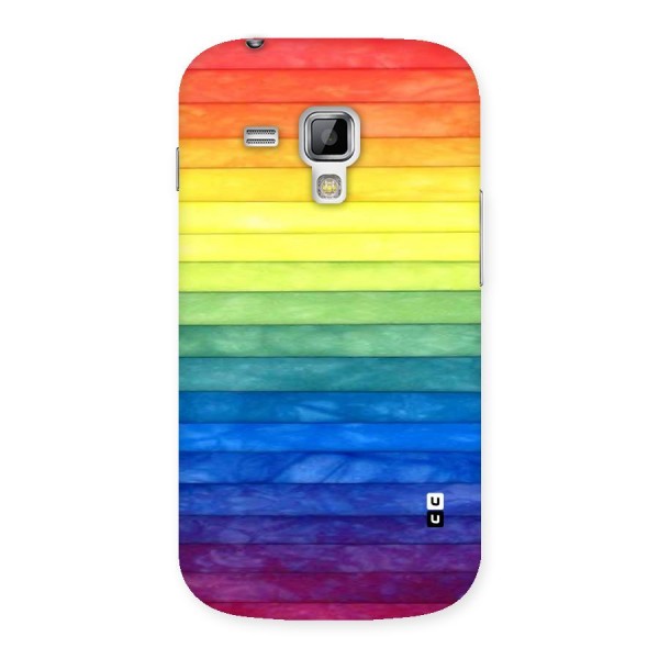 Rainbow Colors Stripes Back Case for Galaxy S Duos
