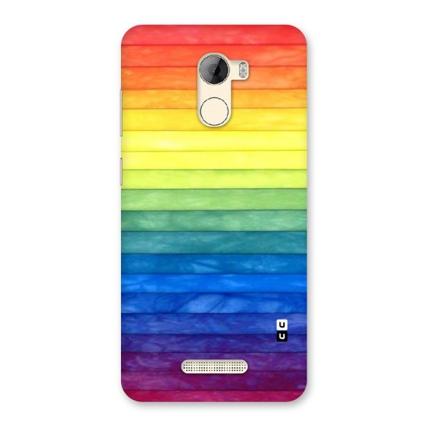 Rainbow Colors Stripes Back Case for Gionee A1 LIte