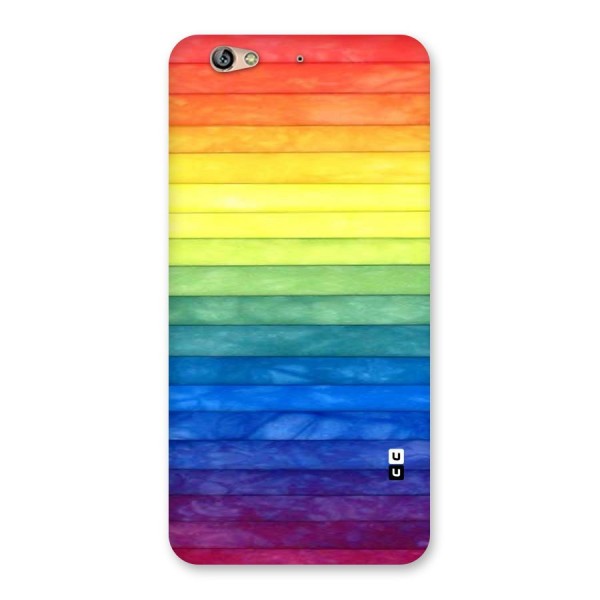 Rainbow Colors Stripes Back Case for Gionee S6