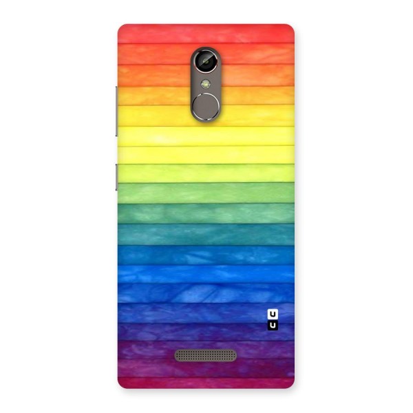 Rainbow Colors Stripes Back Case for Gionee S6s