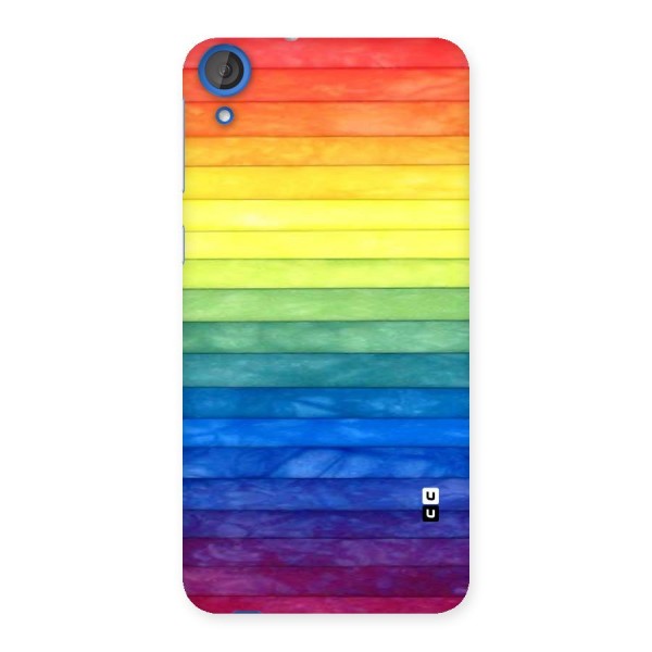 Rainbow Colors Stripes Back Case for HTC Desire 820