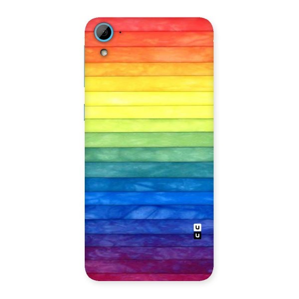 Rainbow Colors Stripes Back Case for HTC Desire 826