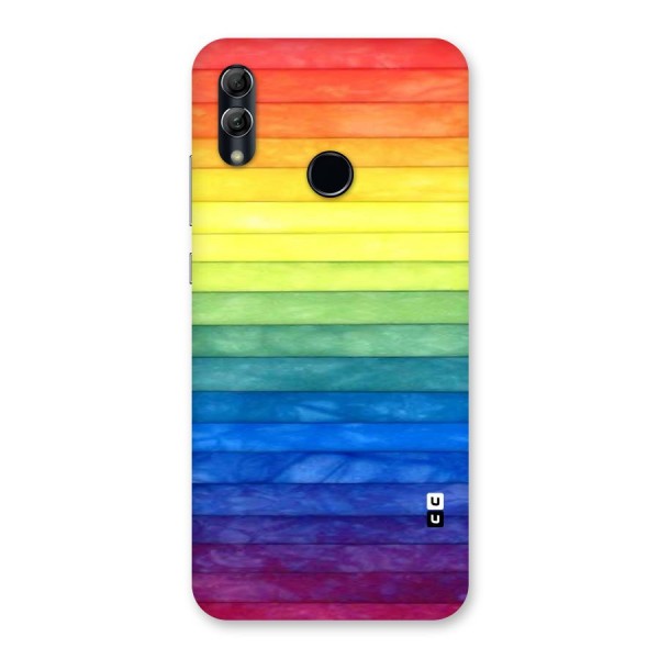 Rainbow Colors Stripes Back Case for Honor 10 Lite