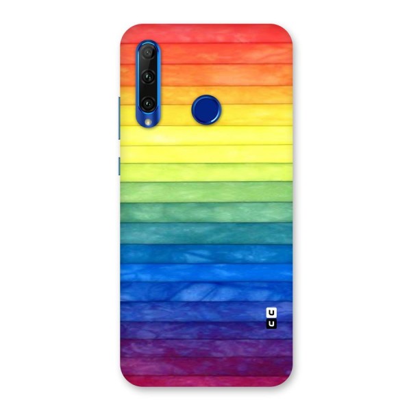 Rainbow Colors Stripes Back Case for Honor 20i