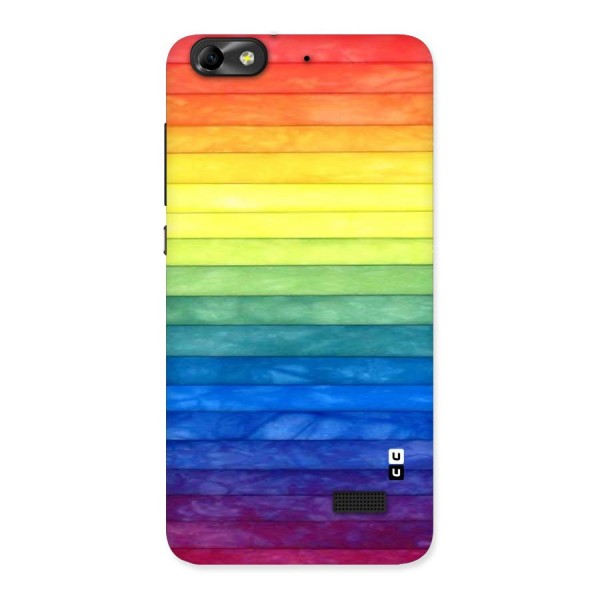 Rainbow Colors Stripes Back Case for Honor 4C