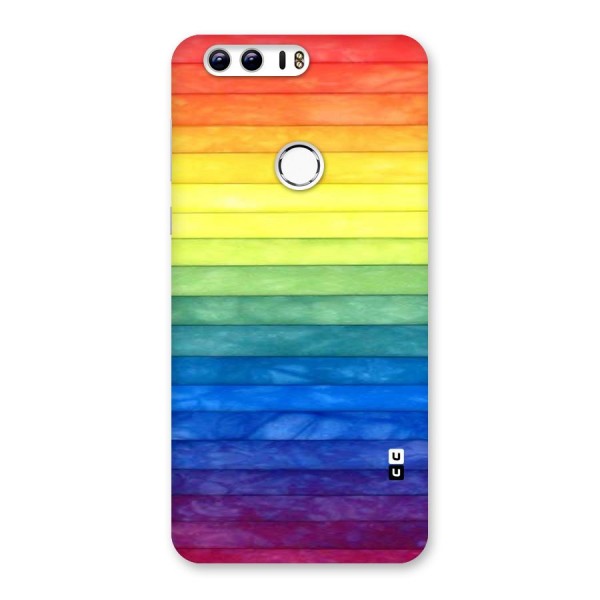 Rainbow Colors Stripes Back Case for Honor 8