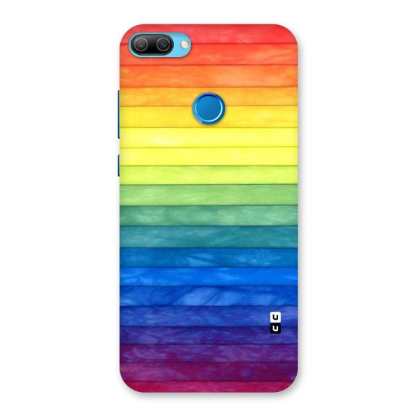 Rainbow Colors Stripes Back Case for Honor 9N