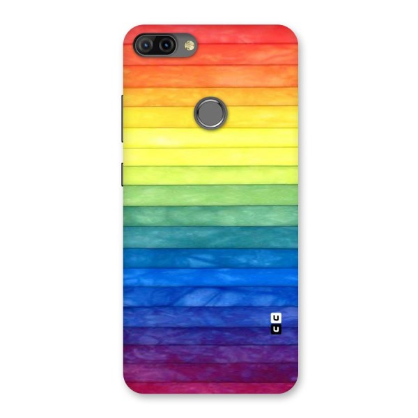 Rainbow Colors Stripes Back Case for Infinix Hot 6 Pro