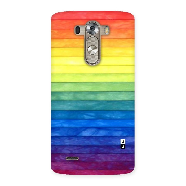 Rainbow Colors Stripes Back Case for LG G3