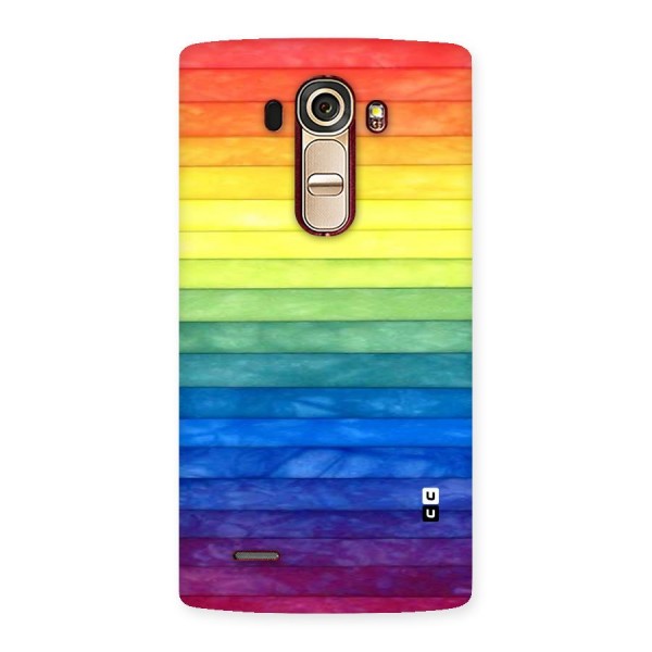 Rainbow Colors Stripes Back Case for LG G4