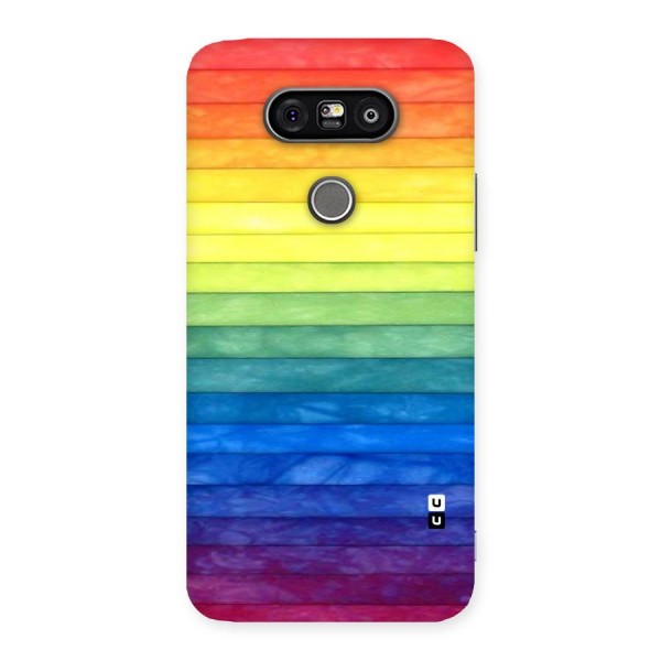 Rainbow Colors Stripes Back Case for LG G5