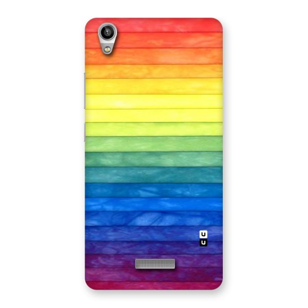 Rainbow Colors Stripes Back Case for Lava-Pixel-V1