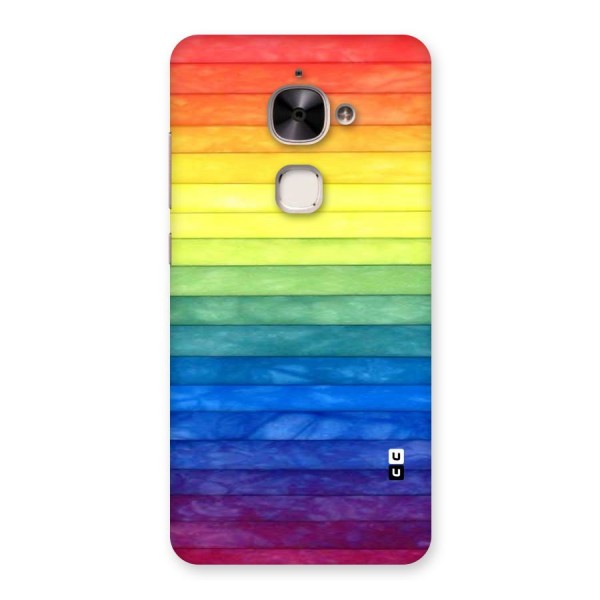 Rainbow Colors Stripes Back Case for Le 2