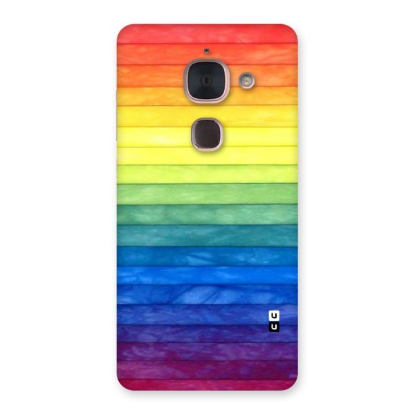 Rainbow Colors Stripes Back Case for Le Max 2