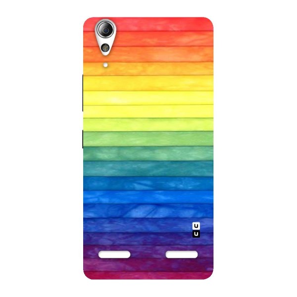 Rainbow Colors Stripes Back Case for Lenovo A6000