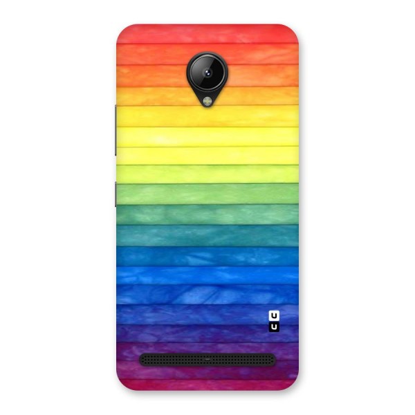 Rainbow Colors Stripes Back Case for Lenovo C2