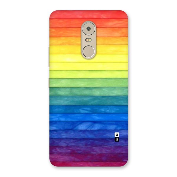 Rainbow Colors Stripes Back Case for Lenovo K6 Note