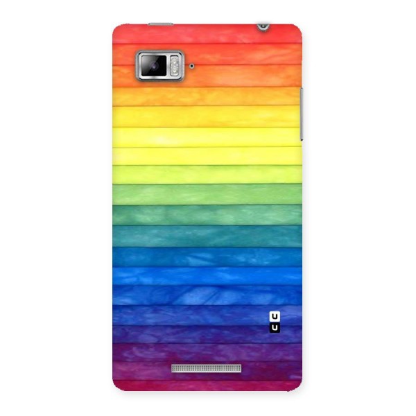 Rainbow Colors Stripes Back Case for Lenovo Vibe Z K910